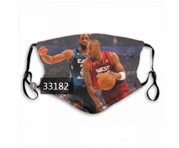 2021 NBA Los Angeles Lakers 24 kobe bryant 33182 Dust mask with filter